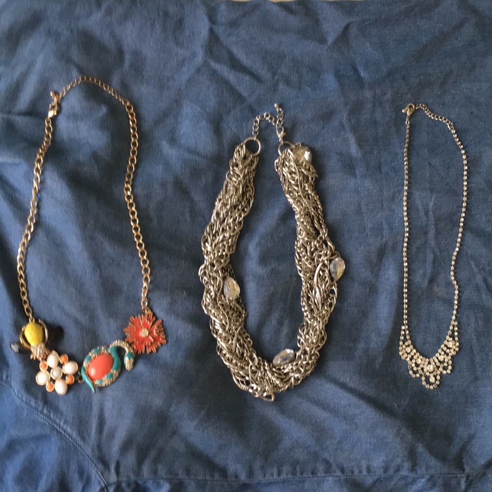 Lot of 3 Statement Necklaces